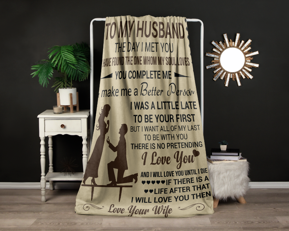 To My Husband | FLM Arctic Fleece Blanket 50x60